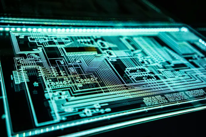 Circuit board representing managed cloud security infrastructure